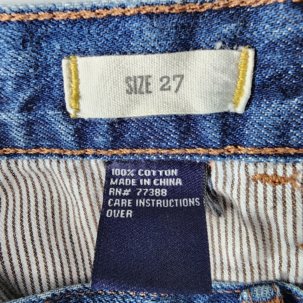 Madewell Raw Hem Cut Off Mid-rise Meduim Wash Denim Jean Shorts - Picture 4 of 8